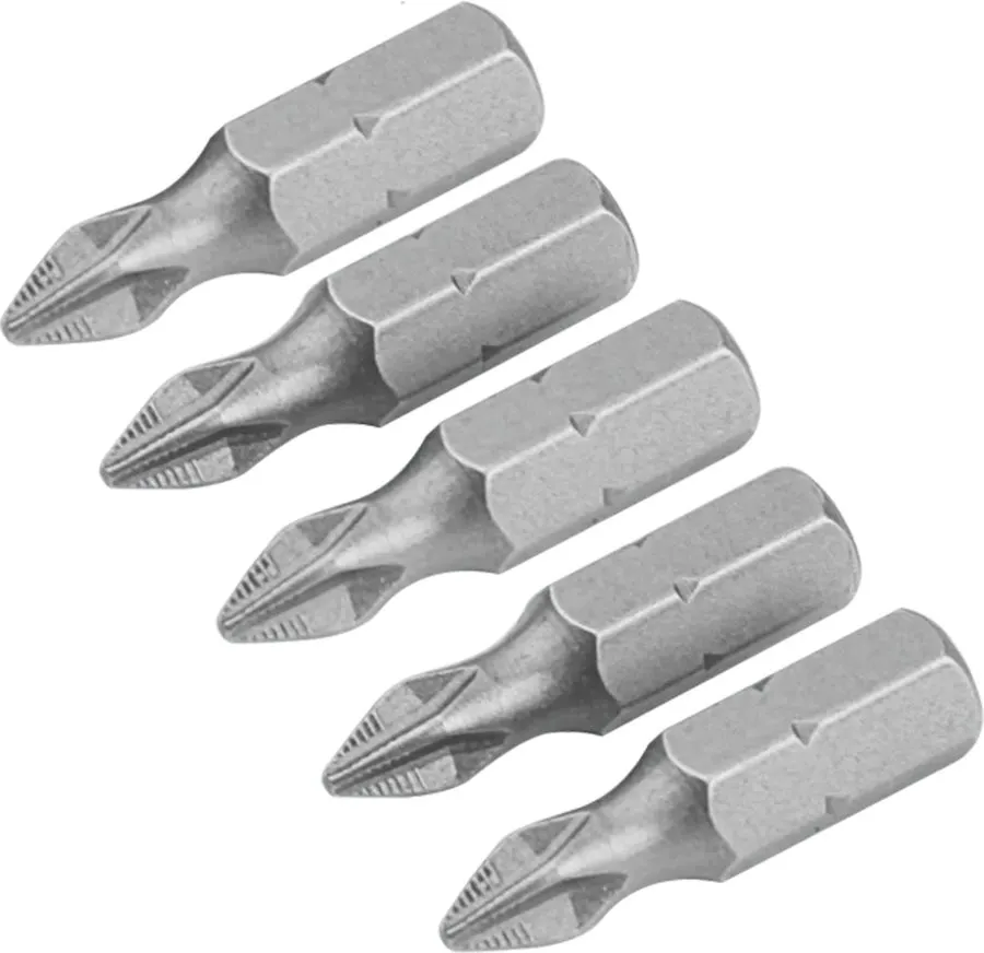 Tolsen 5-delni set bitova PH2x25mm (20271)