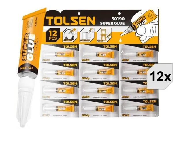 Tolsen super lepak - set od 12 komada (50190)