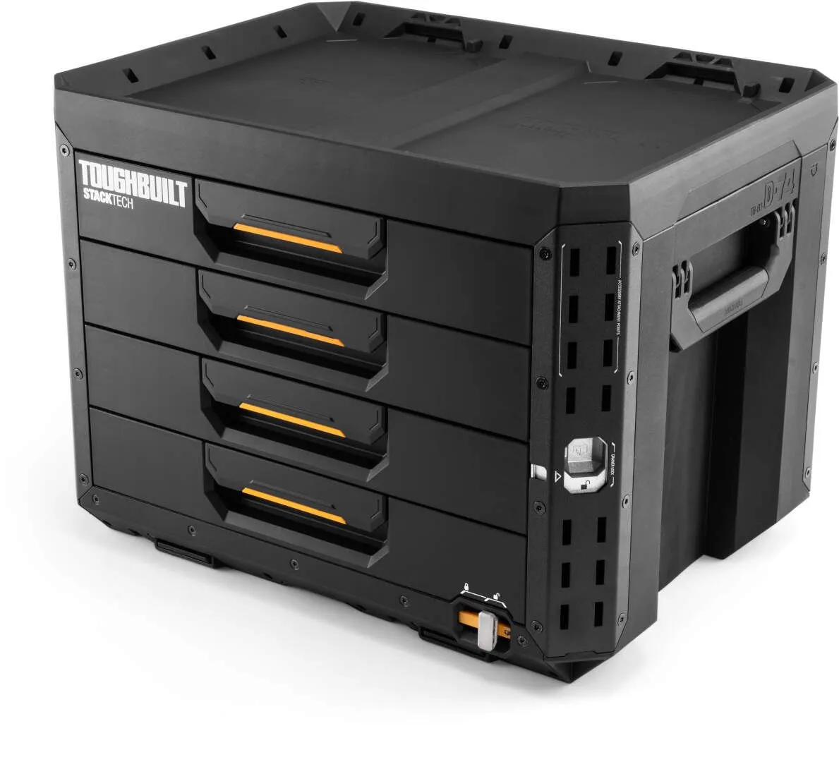 TOUGHBUILT StackTech™ velika kutija za alat sa 4 fioke i zaključavanjem TB-B1-D-74