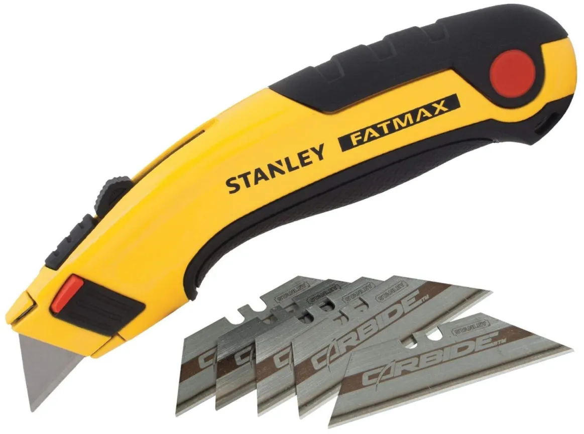Trapezni skalpel Stanley Fatmax sa 5 karbidnih sečiva (7-10-778)