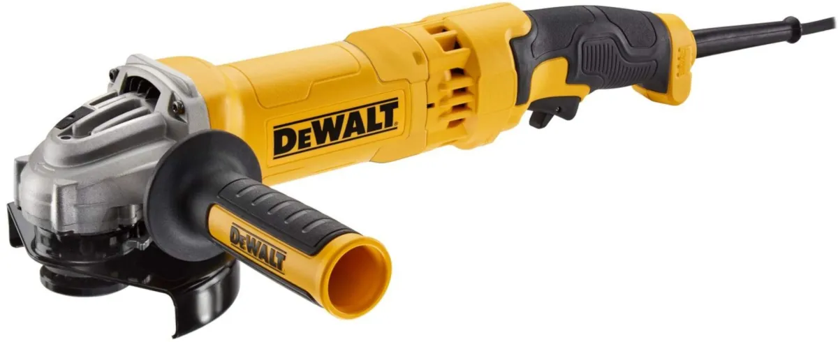 Ugaona brusilica sa produženom uzanom drškom DeWALT DWE4277; 1.500W, 125mm