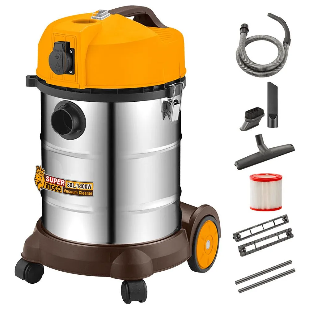 Usisivač za suvo-mokro usisavanje 30L INGCO VC14301