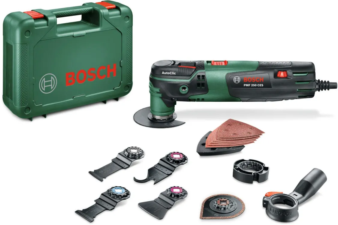 Višenamenski alat Bosch PMF 250 CES Set - Renovator + set alata (0603102101)