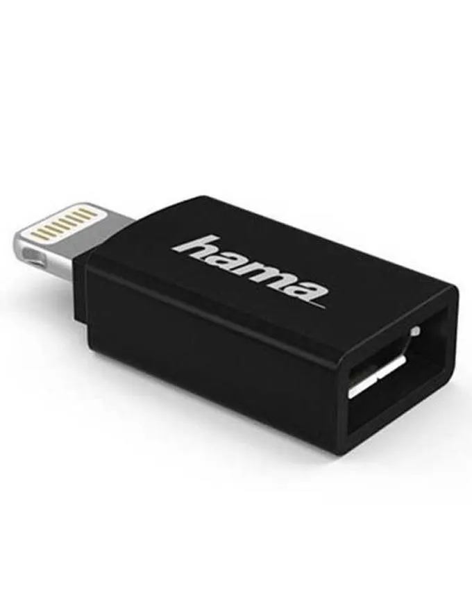 Adapter HAMA Micro USB(F) na IPhone MFI(M)