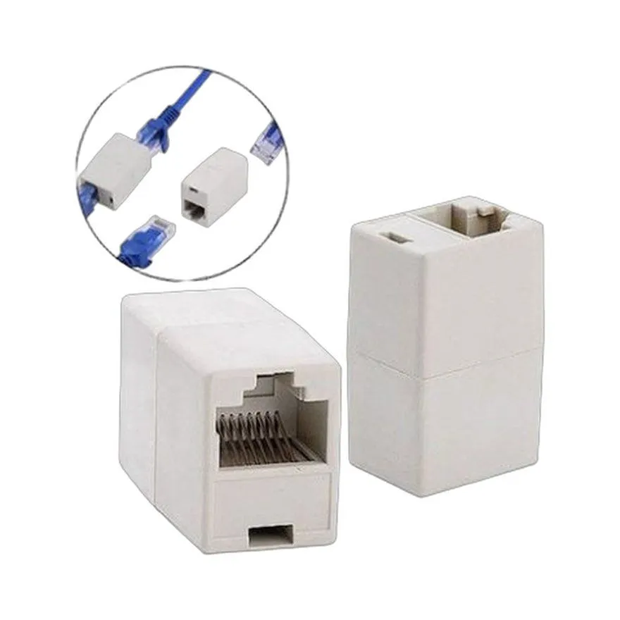 Adapter RJ-45 nastavak E-Green 8/8 (F/F) White