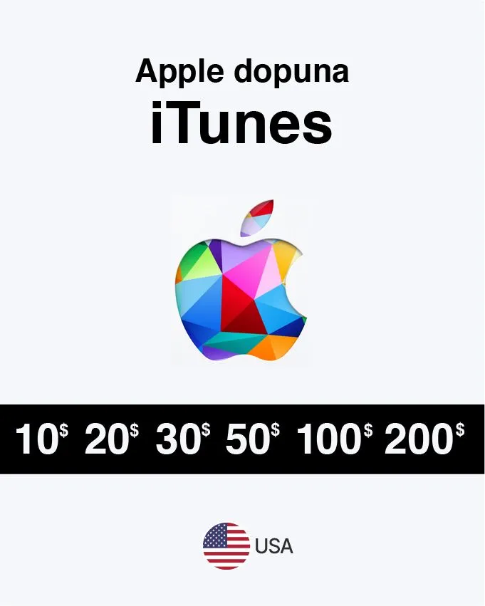 Apple iTunes Wallet Gift Card (USD) - Digitalna dopuna (vaučer)