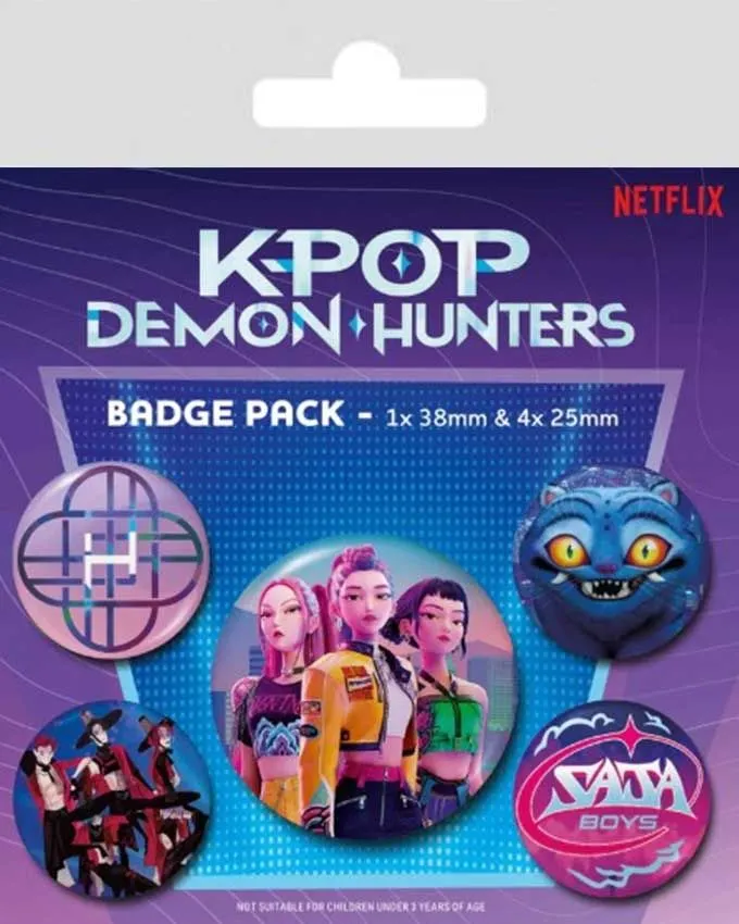 Bedž  KPop Demon Hunters - Badge Pack