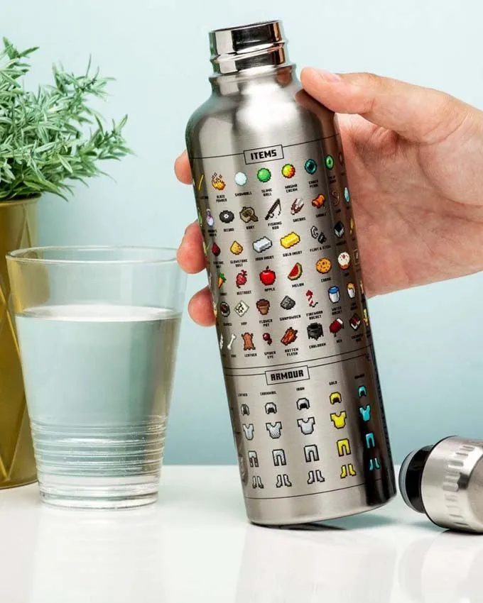 Boca Paladone Minecraft - Metal Water Bottle