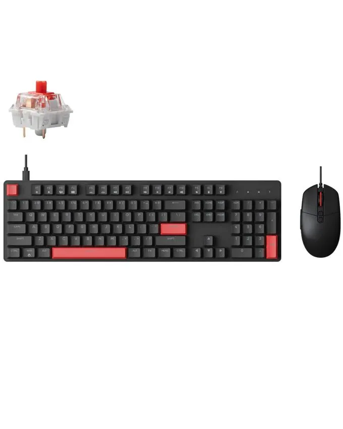 Tastatura + miš Keychron Lemokey X2 / M55 Red Switch