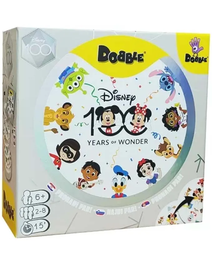Društvena igra Dobble Disney - 100 Years of Wonder