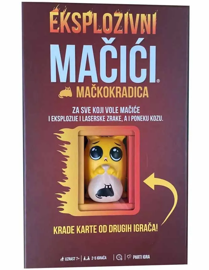 Društvena igra Eksplozivni Mačići - Mačkokradica
