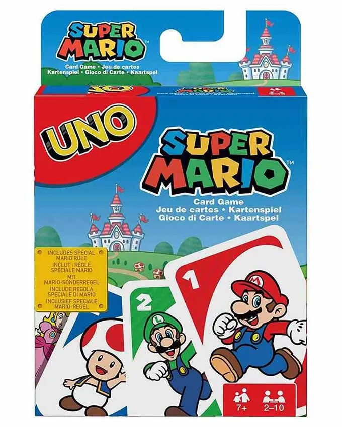 Društvena igra Mattel UNO - Super Mario - Card Game