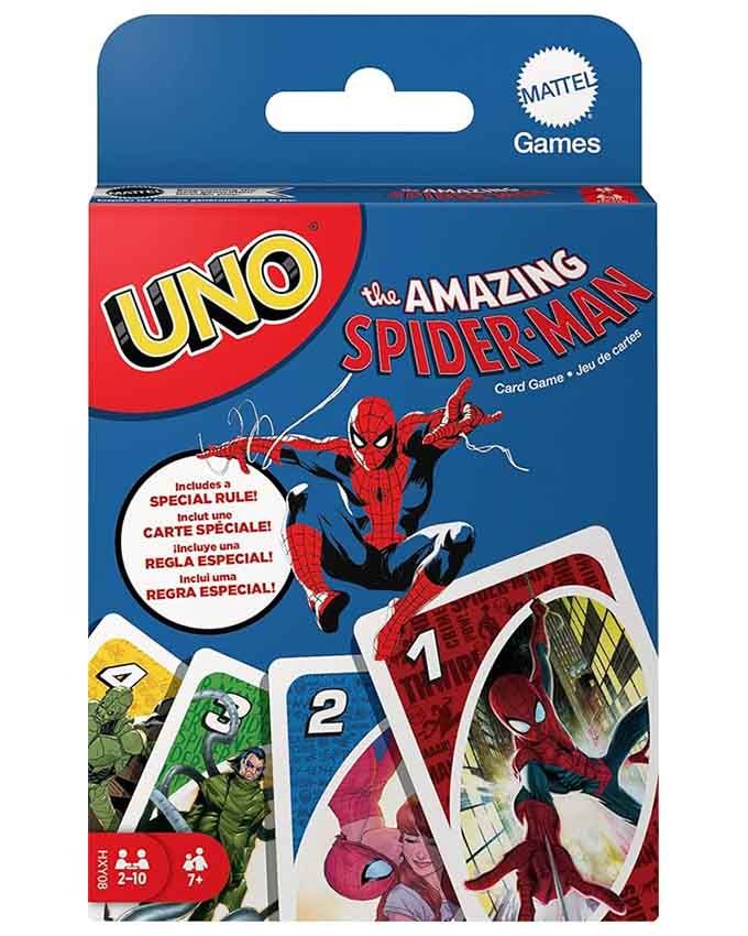 Društvena igra Mattel UNO - The Amazing Spiderman - Card Game