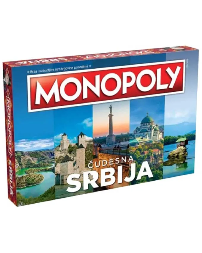 Društvena igra Monopoly - Čudesna Srbija