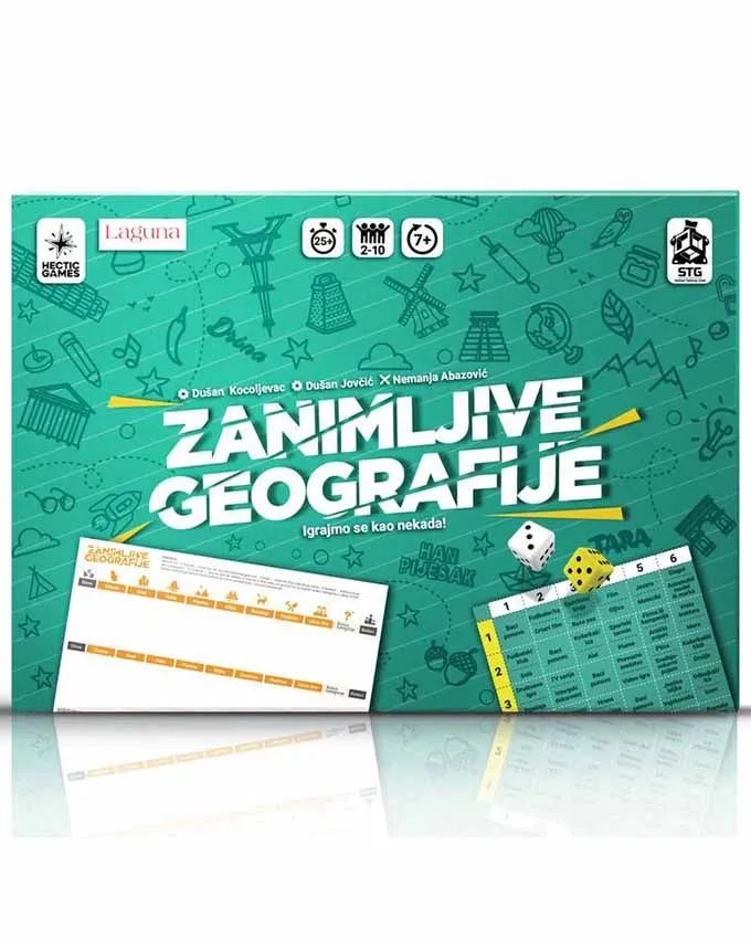 Društvena igra Zanimljive Geografije
