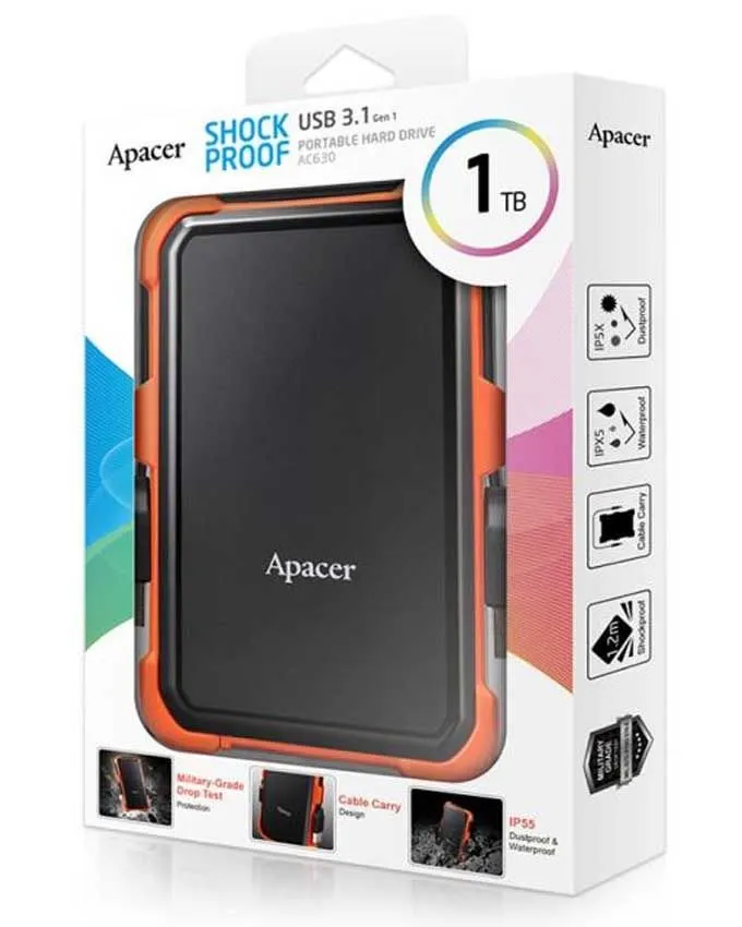 Eksterni hard disk Apacer AC630 2TB 2.5" Orange