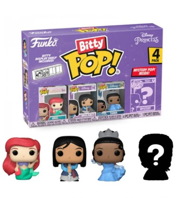 Figura Funko Bitty POP! Disney - Ariel 4PK
