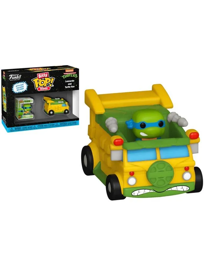 Figura Funko Bitty POP! Ride: Teenage Mutant Ninja Turtles - Leonardo With Van