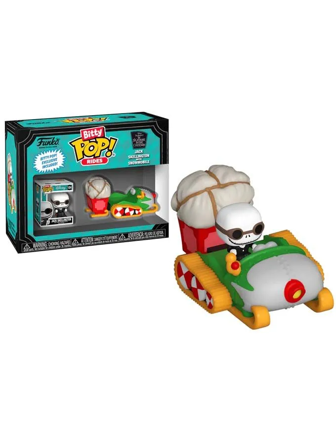 Figura Funko Bitty POP! Ride: The Night Before Christmas - Jack Skellington w/Snowmobile