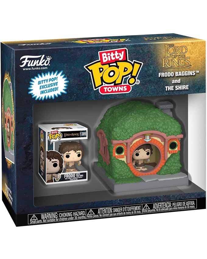 Figura Funko Bitty POP! Town: Lord of the Rings - Frodo and the Shire