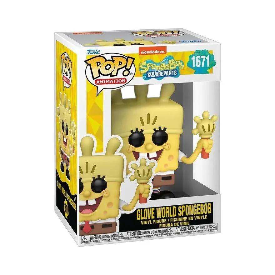 Figura Funko POP! Animation: Spongebob Squarepants 25th - Spongebob w/ Glove