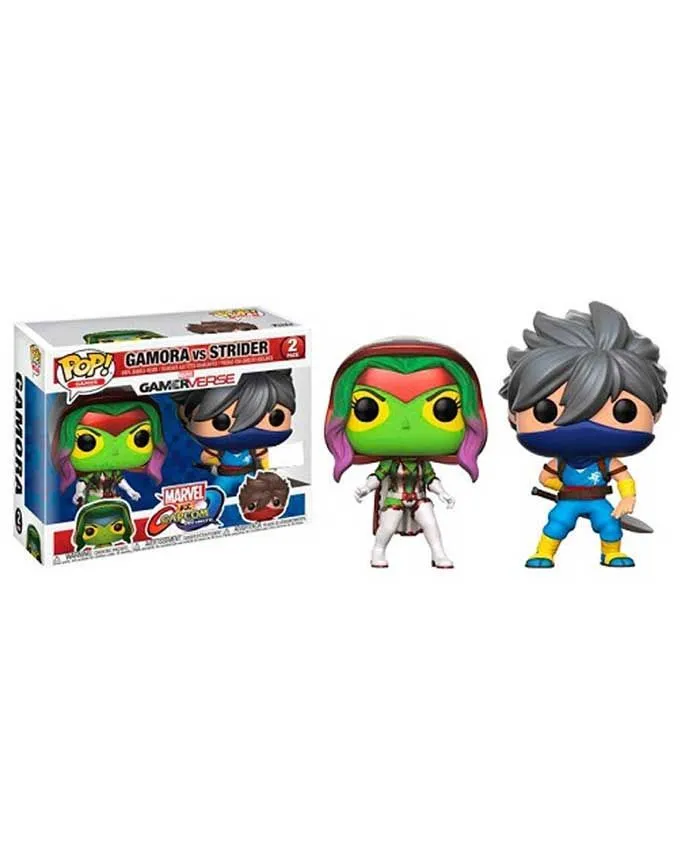 Figura Funko POP! Capcom vs Marvel 2-PACK Gamora vs Strider (Player 2)