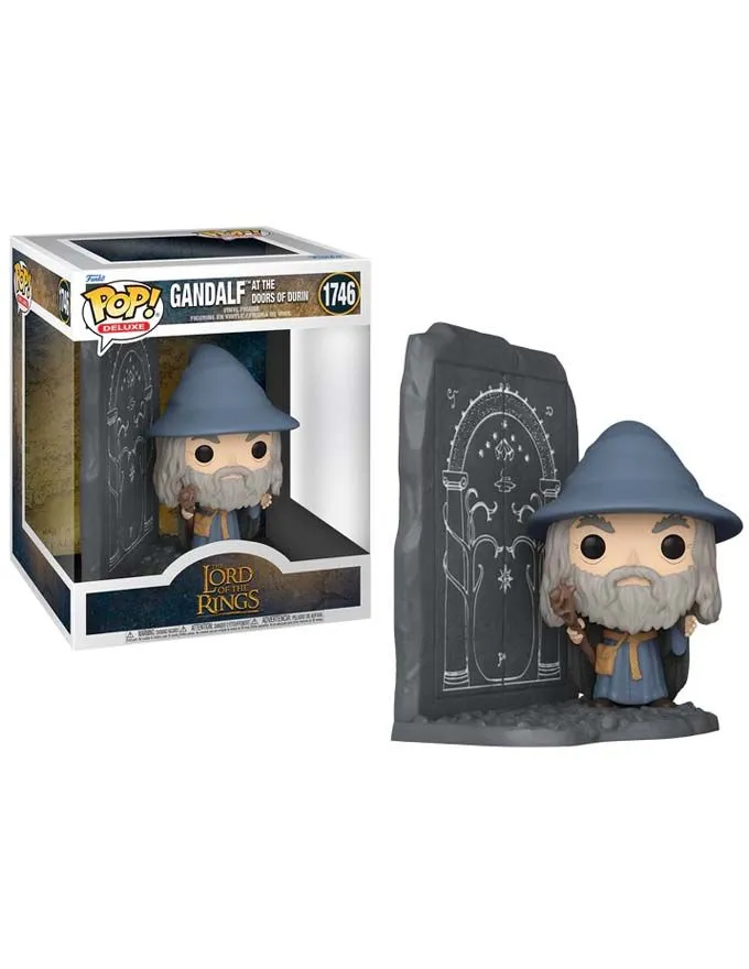 Figura Funko POP! Deluxe: Lord Of The Rings - Gandalf At The Doors Of Durin