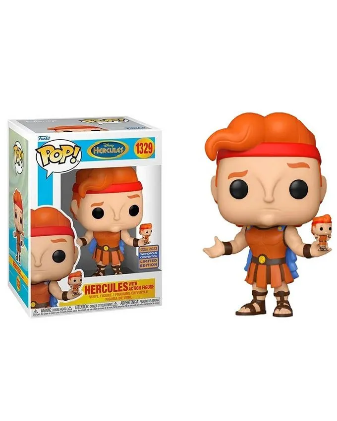 Figura Funko POP! Disney: Hercules - Hercules with Action Figure (Convention Limited Edition)