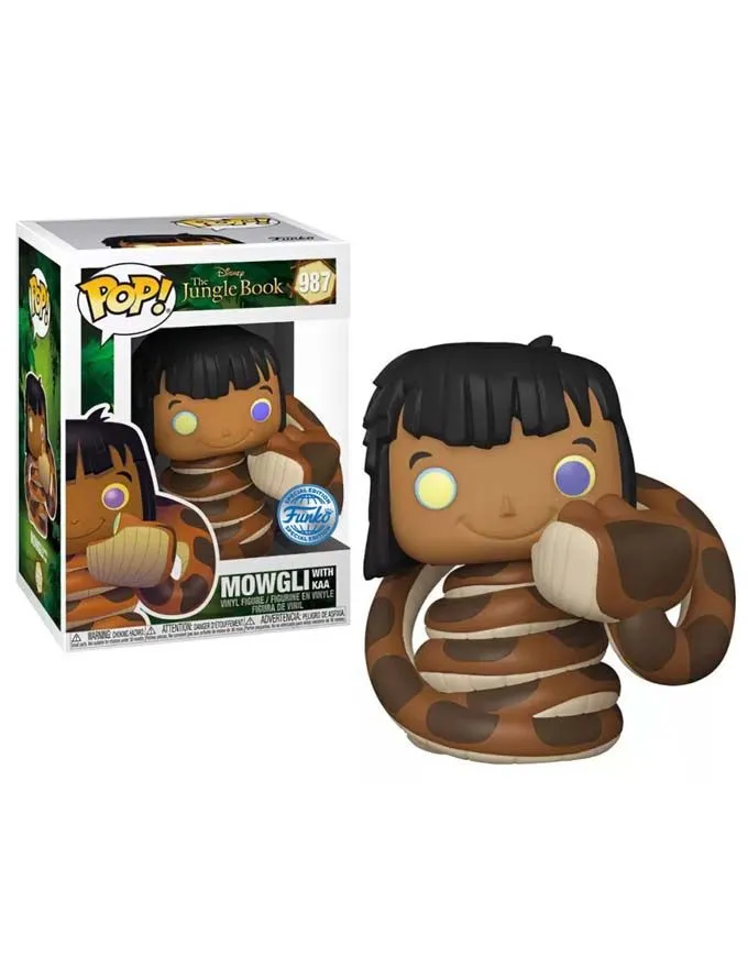 Figura Funko POP! Disney: Jungle Book - Mowgli w/Kaa