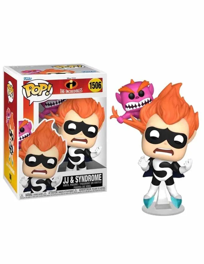 Figura Funko POP! Disney: The Incredibles 20th Anniversary - JJ and Syndrome