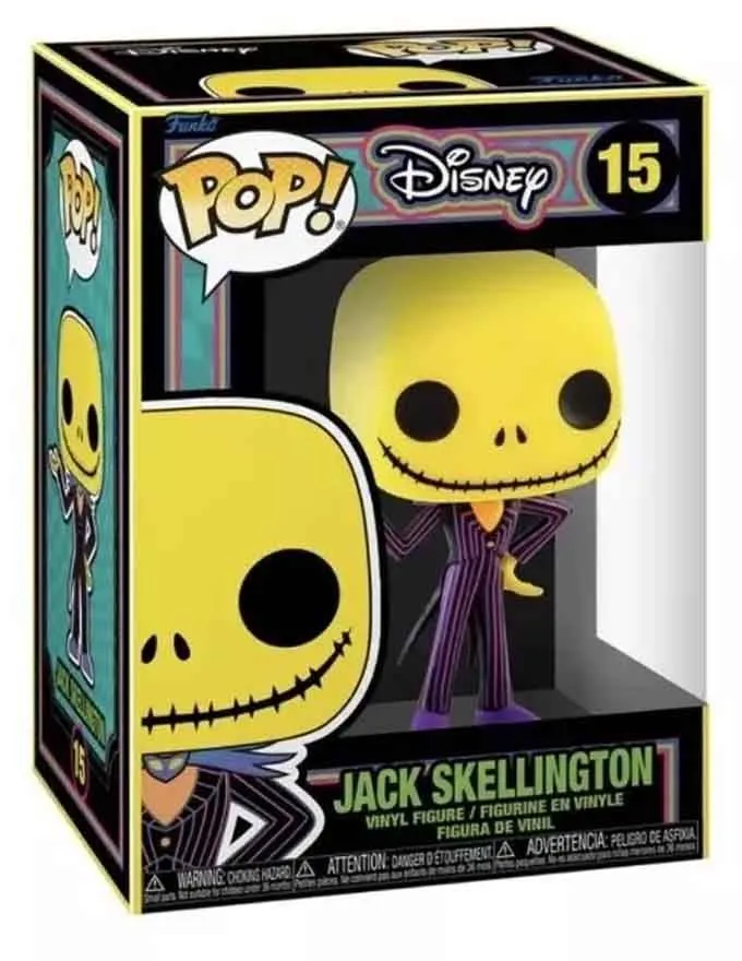 Figura Funko POP! Disney: The Nightmare Before Christmas - Jack Skellington Blacklight