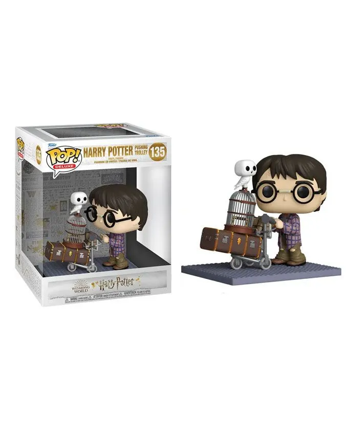 Figura Funko POP! Harry Potter Deluxe - Harry Pushing Trolley