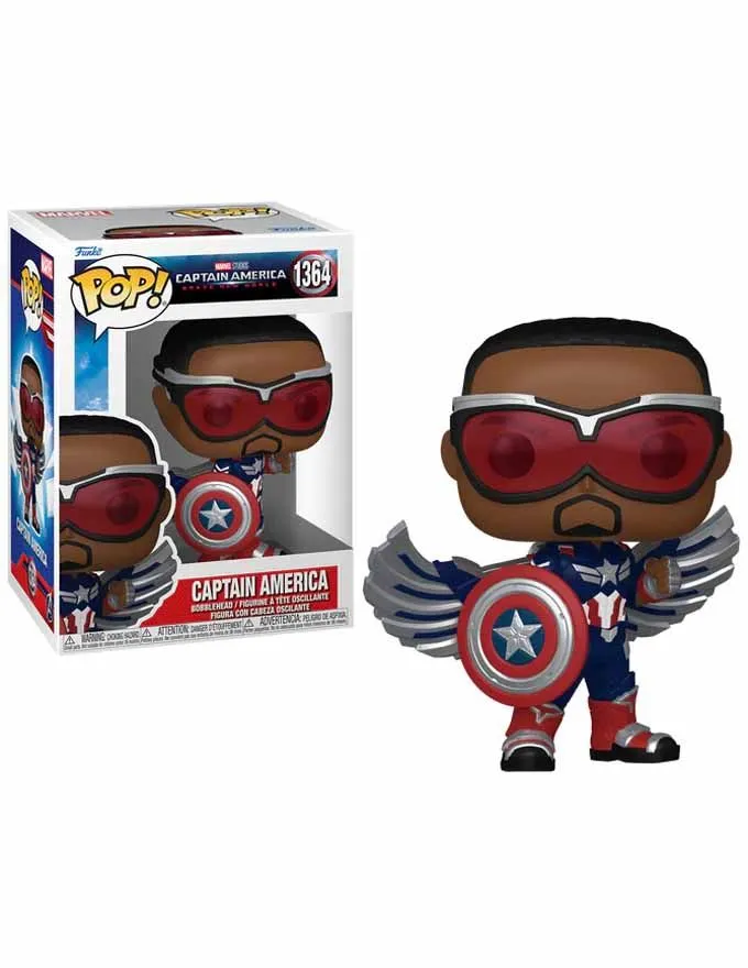 Figura Funko POP! Marvel: Captain America Brave New World - Captain America