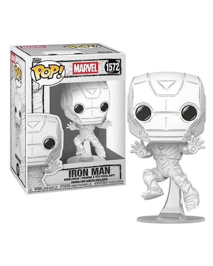 Figura Funko POP! Marvel: Marvel Sketched - lron Man