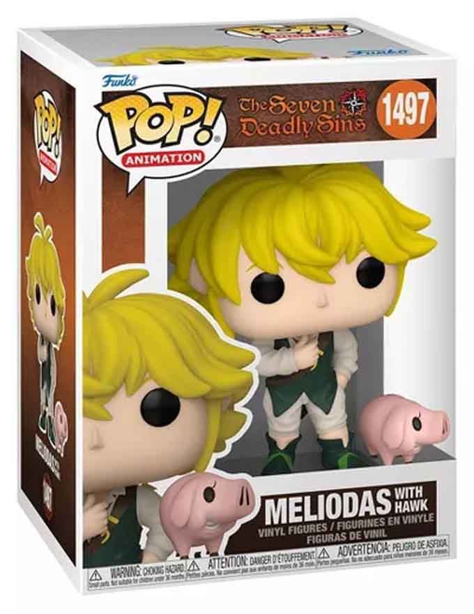 Figura Funko POP! Meliodas w/Hawk
