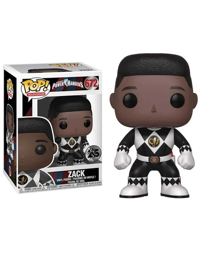 Figura Funko POP! Power Rangers - Zack Black Ranger