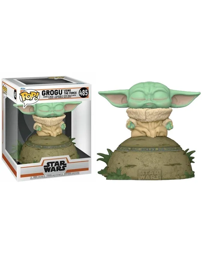 Figura Funko POP! Star Wars Mandalorian Deluxe - The Child Using the Force