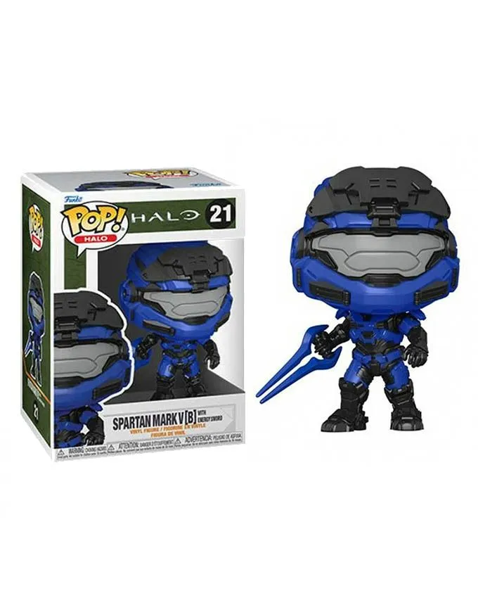 Figura Funko POP! Vinyl Games Halo Infinite - Mark V with Blue Sword