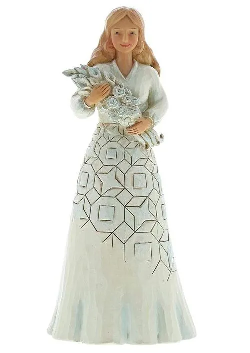 Figura Girl W/Flower Bouquet Figure