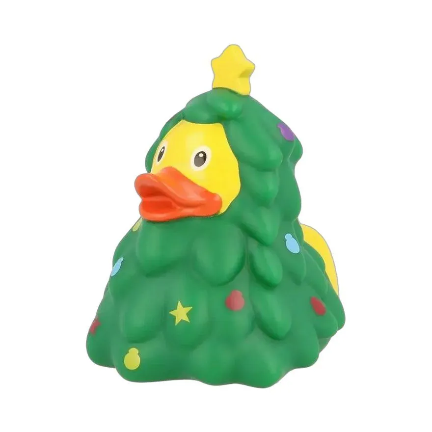 Figura Lilalu Christmas Tree Rubber Duck 9cm Green