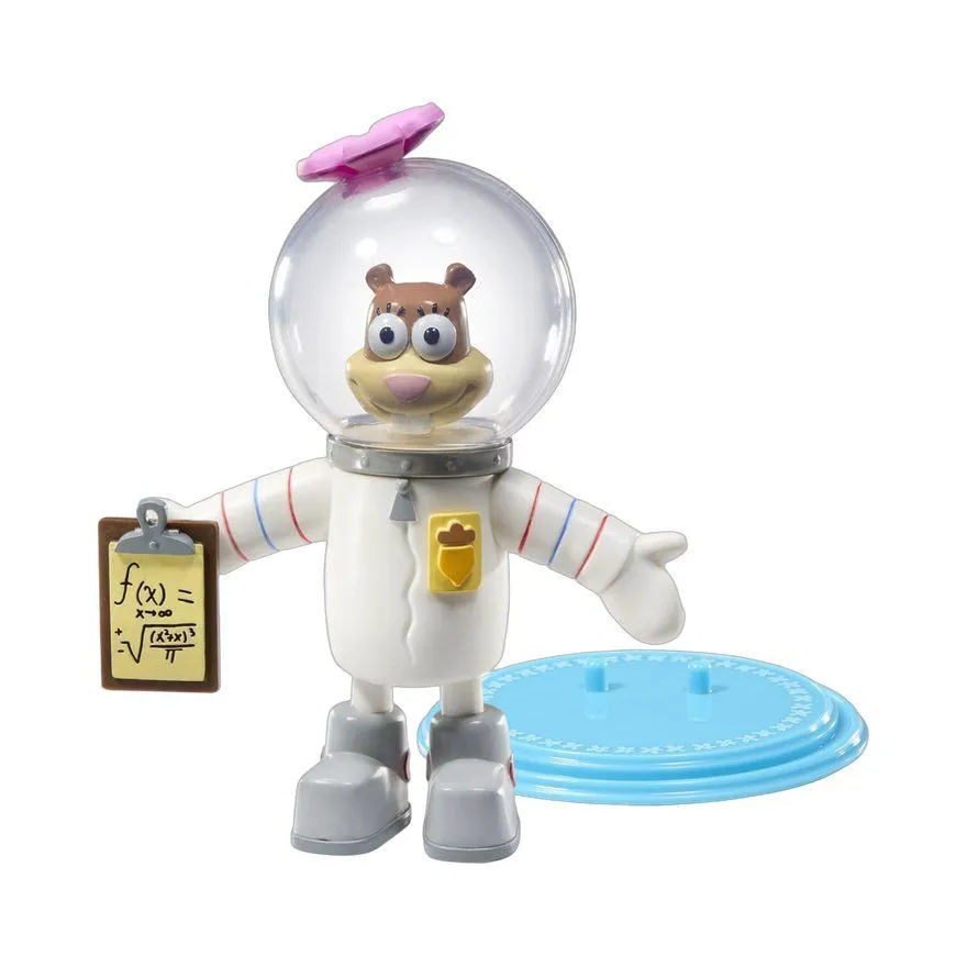 Figura Noble Collection Bendyfigs Nickelodeon Sandy Cheeks