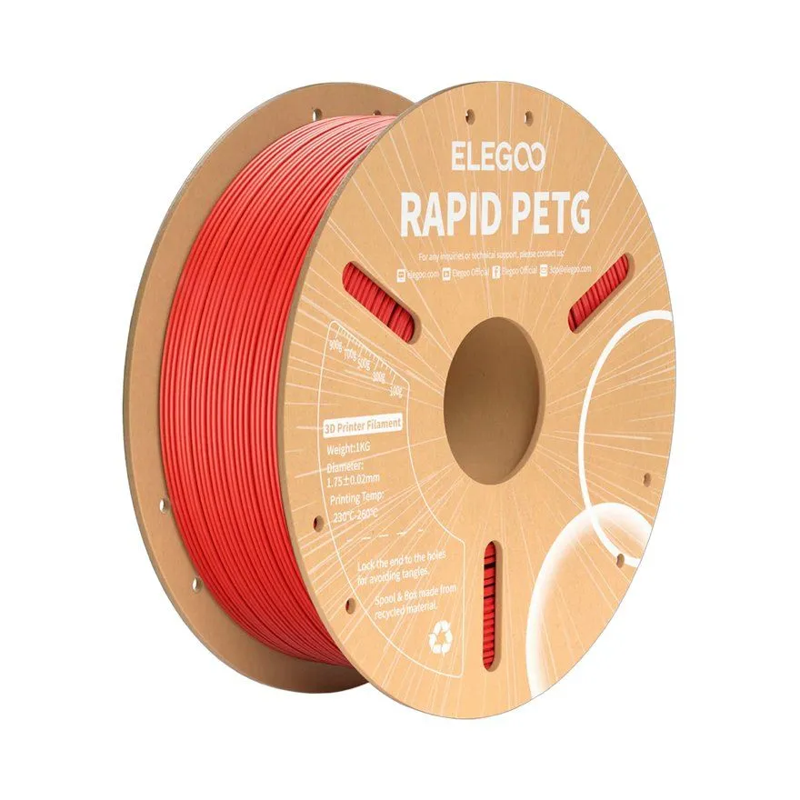 Filament Elegoo RAPID PETG 1kg 1.75mm Red