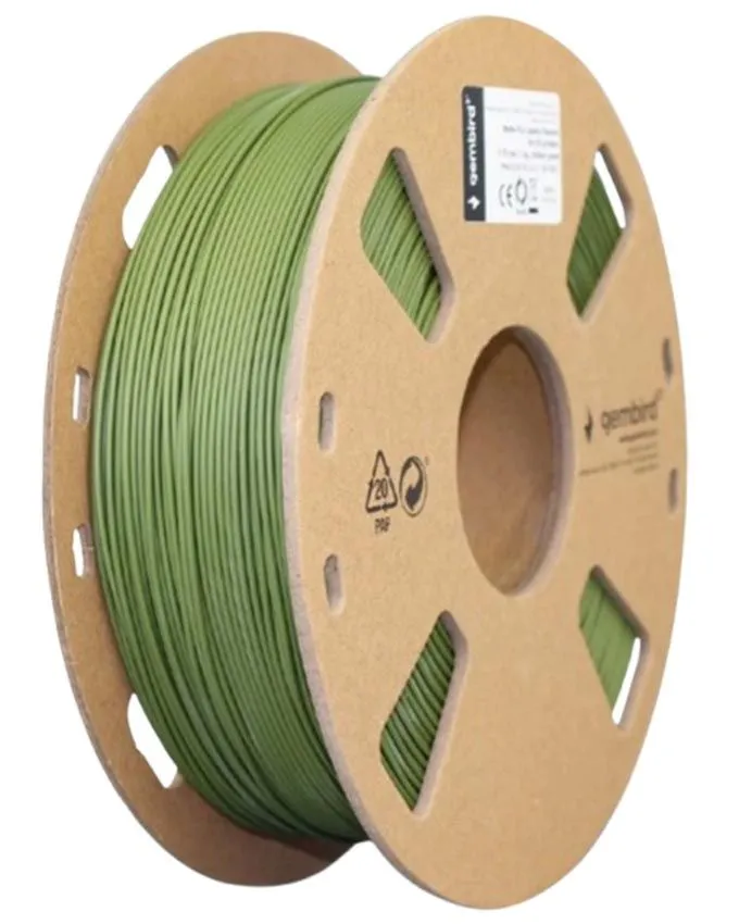 Filament Gembird 3DP-PLA-01-MTMG 1.75mm 1kg Mat Military Green