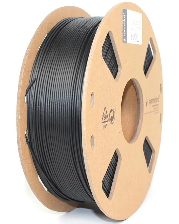 Filament Gembird 3DP-PLA 1.75-01-BK 1.75mm 1kg Black
