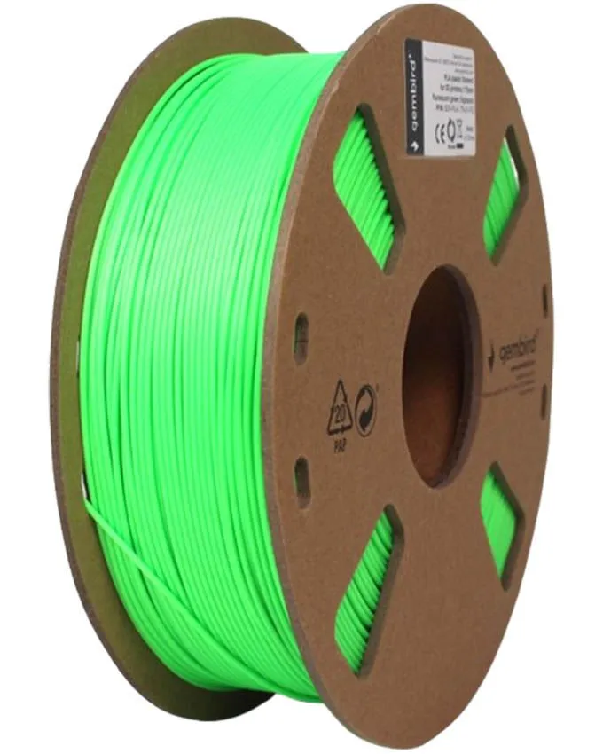 Filament Gembird 3DP-PLA1.75-01-FG 1.75mm 1kg Flame Green