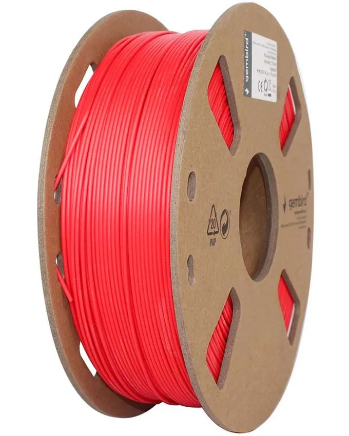 Filament Gembird 3DP-PLA1.75-01-FR 1.75mm 1kg Fire Red