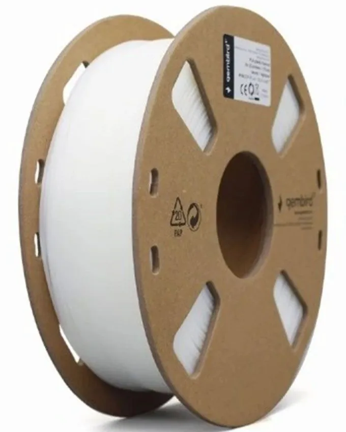 Filament Gembird 3DP-PLA1.75-01-W 1.75mm 1kg White