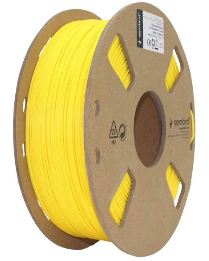 Filament Gembird 3DP-PLA1.75-01-Y 1.75mm 1kg Yellow