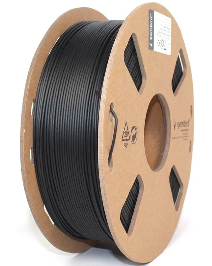 Filament Gembird 3DP-PLA1.75-02-CARBON 1.75mm 0.8kg Carbon