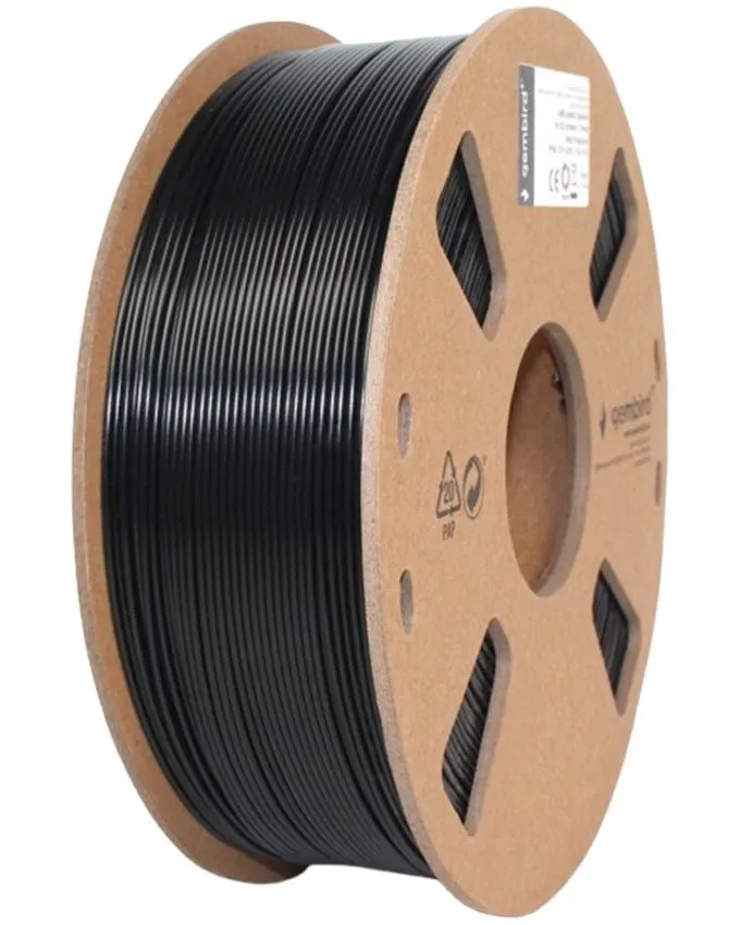 Filament Gembird ABS 3DP-ABS1.75-01-BK 1.75mm 1kg Black